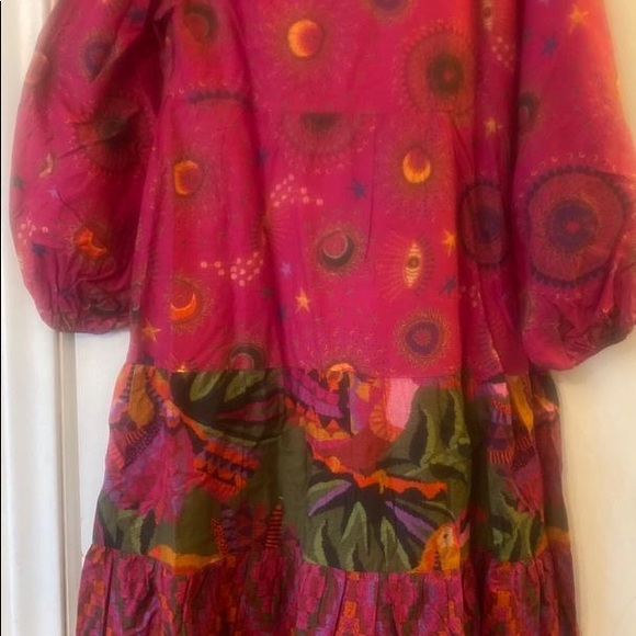 FARM Rio Mixed Prints Embroidered Yoke Maxi Dress - Picture 11 of 12